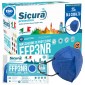 Immagine 1 - Sicura Protection 25 Mascherine Protettive Colore Blu Cobalto