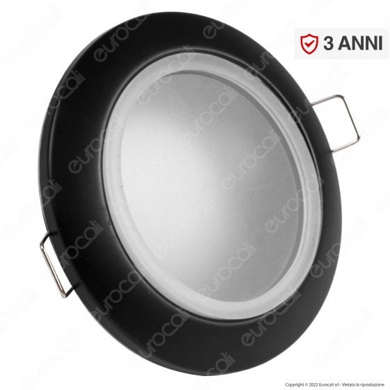 V-Tac VT-981 Portafaretto Rotondo Fisso da Incasso per Lampadine GU10 V-Tac VT-981 Portafaretto Rotondo Fisso da Incasso per Lampadine GU10