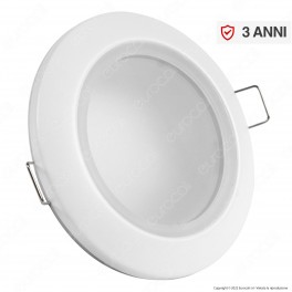 V-Tac VT-981 Portafaretto Rotondo Fisso da Incasso per Lampadine GU10