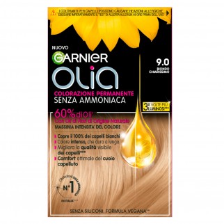 Garnier Olia Tinta Permanente per Capelli 9.0 Biondo Chiarissimo