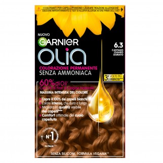 Garnier Olia Tinta Permanente per Capelli 6.3 Castano Chiaro Dorato