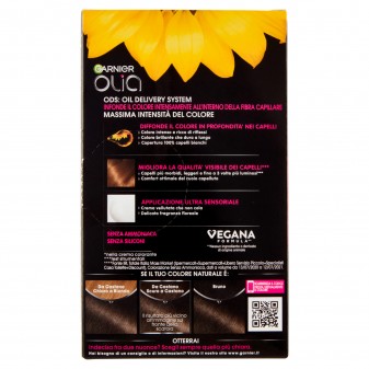 Garnier Olia Tinta Permanente per Capelli 5.0 Castano Senza Ammoniaca