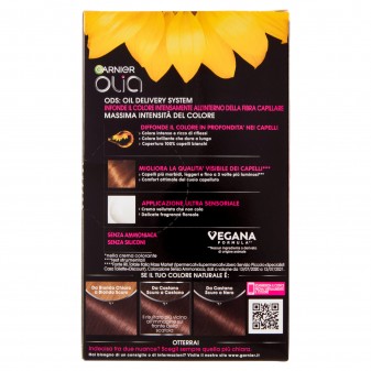 Garnier Olia Tinta Permanente per Capelli 4.15 Marron Glace Senza