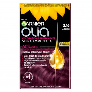 Garnier Olia Tinta Permanente per Capelli 3.16 Violino Profondo Senza