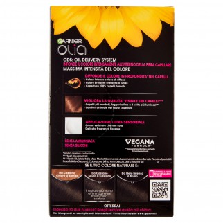 Garnier Olia Tinta Permanente per Capelli 3.0 Nero Naturale Senza