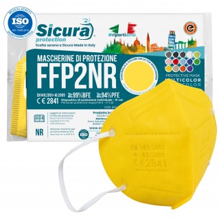 Sicura Protection Mascherina Filtrante Monouso in TNT Vari Colori
