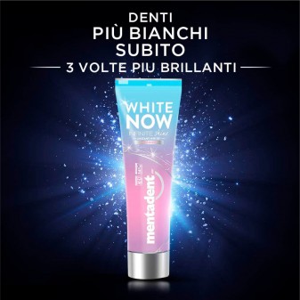 Mentadent White Now Infinite Shine Dentifricio Sbiancante - Flacone