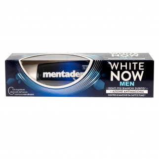 Mentadent White Now Men Dentifricio Sbiancante Azione Antimacchia -