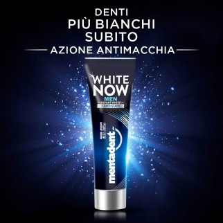 Mentadent White Now Men Dentifricio Sbiancante Azione Antimacchia -