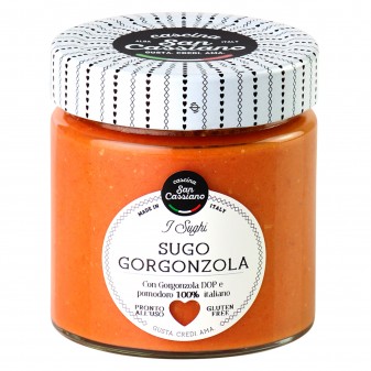 Cascina San Cassiano Sugo con Gorgonzola D.O.P. Senza Glutine - Vasetto da 190g