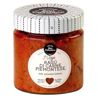 Cascina San Cassiano Ragù di Carne Piemontese Senza Glutine - Vasetto