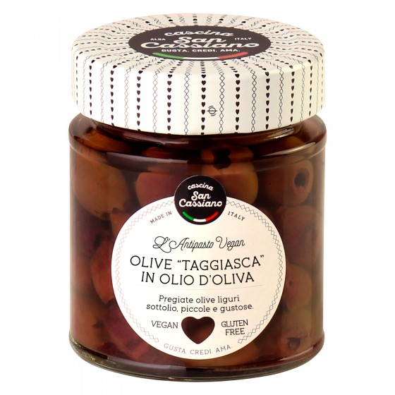 Cascina San Cassiano Olive "Taggiasca" Denocciolate in Olio d'Oliva Cascina San Cassiano Olive "Taggiasca" Denocciolate in Olio d'Oliva