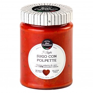 Cascina San Cassiano Sugo con Polpette di Carne Senza Glutine -
