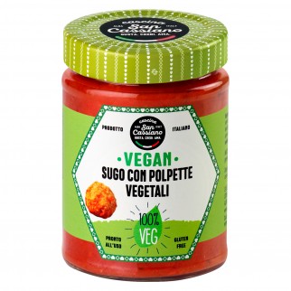 Cascina San Cassiano Sugo Vegan con Polpette Vegetali Senza Glutine -