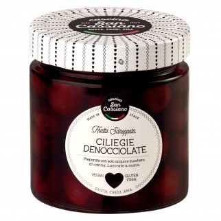 Cascina San Cassiano Ciliegie Denocciolate Sciroppate con Zucchero di