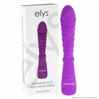 Toyz4Lovers Elys Real Wave Purple Vibratore in Silicone Soft Touch
