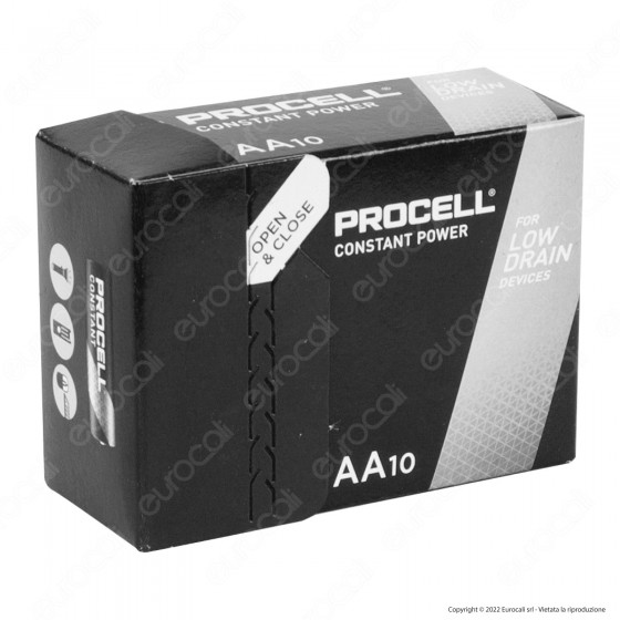 Procell Duracell Constant Power LR6 Stilo AA Mignon 1.5V for Low Procell Duracell Constant Power LR6 Stilo AA Mignon 1.5V for Low