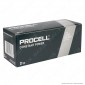 Procell Duracell Constant Power LR20 Torcia D Mono 1.5V for Low Drain Devices Pile Alcaline - Confezione da 10 Batterie