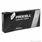 Procell Duracell Constant Power LR03 Mini Stilo AAA Micro 1.5V for Low Drain Devices Pile Alcaline - Confezione da 10 Batterie