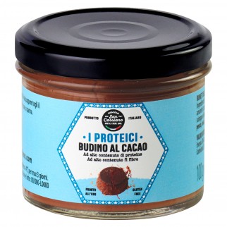 Cascina San Cassiano Budino Proteico al Cacao Senza Glutine - Vasetto