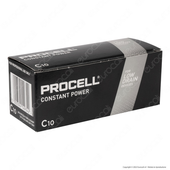 Procell Duracell Constant Power LR14 Mezza Torcia C Baby 1.5V for Low Procell Duracell Constant Power LR14 Mezza Torcia C Baby 1.5V for Low