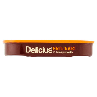 Delicius Filetti di Alici Arrotolati in Salsa Piccante - Scatolina da