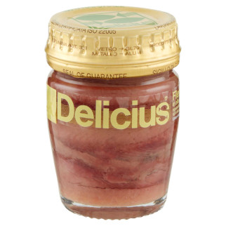 Delicius Filetti di Alici in Olio di Oliva 100% Naturale - Vasetto da