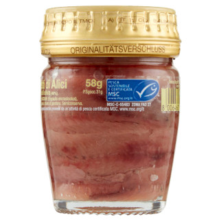 Delicius Filetti di Alici in Olio di Oliva 100% Naturale - Vasetto da