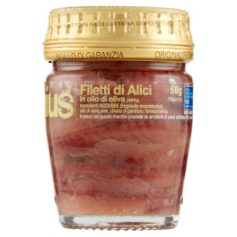 Delicius Filetti di Alici in Olio di Oliva 100% Naturale - Vasetto da