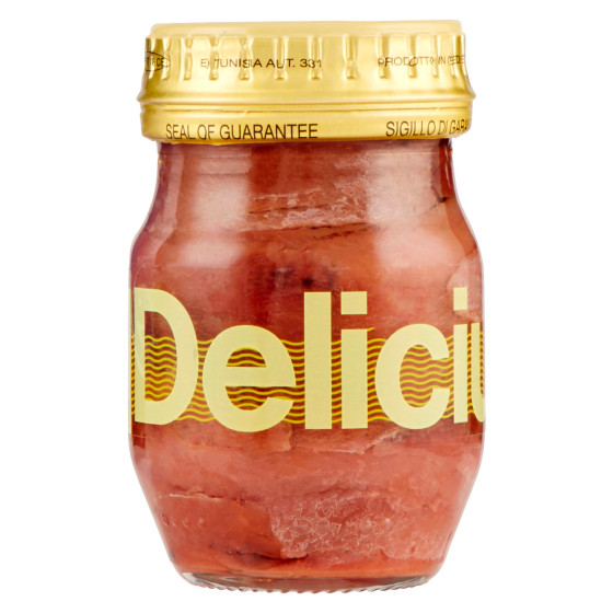 Delicius Filetti di Alici in Olio di Oliva 100% Naturale - Vasetto da Delicius Filetti di Alici in Olio di Oliva 100% Naturale - Vasetto da