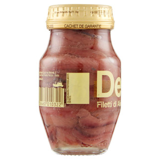 Delicius Filetti di Alici in Olio di Oliva 100% Naturale - Vasetto da