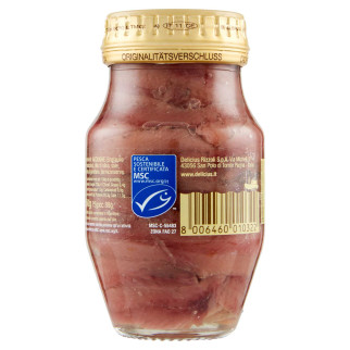 Delicius Filetti di Alici in Olio di Oliva 100% Naturale - Vasetto da