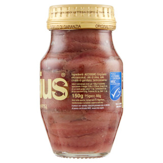 Delicius Filetti di Alici in Olio di Oliva 100% Naturale - Vasetto da