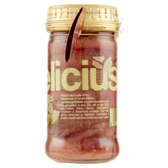 Delicius Filetti di Alici in Olio Aromatizzato al Tartufo