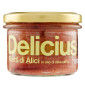 Delicius Filetti di Alici in Olio di Oliva 100% Naturale - Vasetto da 230g [TERMINATO]
