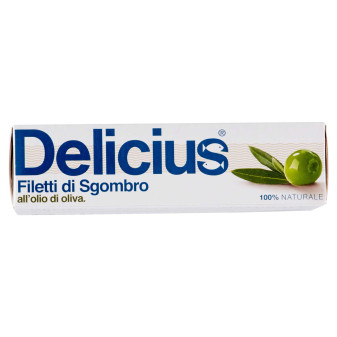 Delicius Filetti di Sgombro all'Olio di Oliva 100% Naturale -