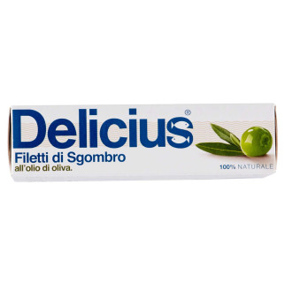 Delicius Filetti di Sgombro all'Olio di Oliva 100% Naturale -