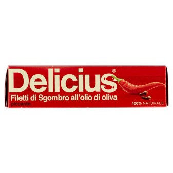 Delicius Filetti di Sgombro all'Olio di Oliva Piccante 100% Naturale