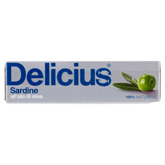 Delicius Sardine Intere all'Olio di Oliva 100% Naturale - Scatolina