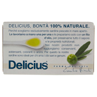 Delicius Filetti di Sardina all'Olio di Oliva 100% Naturale -