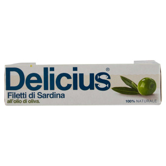 Delicius Filetti di Sardina all'Olio di Oliva 100% Naturale -
