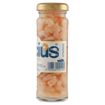 Delicius Gamberetti al Naturale in Acqua e Sale - Vasetto da 100g