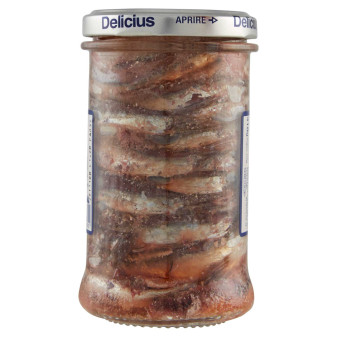 Delicius Acciughe Salate in Salamoia - Vasetto da 310g