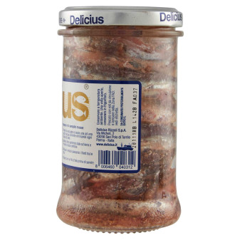 Delicius Acciughe Salate in Salamoia - Vasetto da 310g