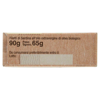 Delicius Filetti di Sardina all'Olio Extravergine di Oliva Biologico
