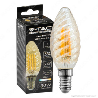 V-Tac VT-1948 Lampadina LED E14 4W Candle Bulb C35 Candela V-Tac VT-1948 Lampadina LED E14 4W Candle Bulb C35 Candela