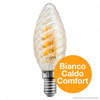 V-Tac VT-1948 Lampadina LED E14 4W Candle Bulb C35 Candela