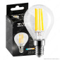 V-Tac VT-1996 Lampadina LED E14 4W Bulb P45 MiniGlobo Filament Vetro Trasparente - SKU 214300