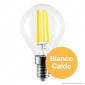 Immagine 2 - V-Tac VT-1996 Lampadina LED E14 4W Bulb P45 MiniGlobo Filament