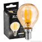 Immagine 1 - V-Tac VT-1953 Lampadina LED E14 4W Bulb P45 MiniGlobo Filament